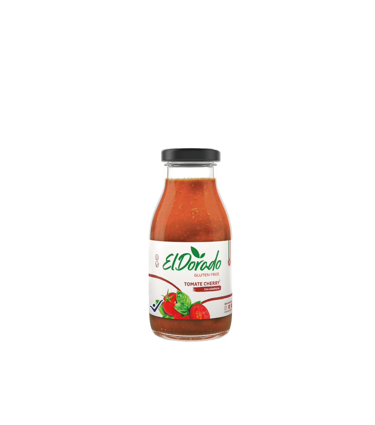 Pasta fresca de albahaca con salsa de tomates cherry